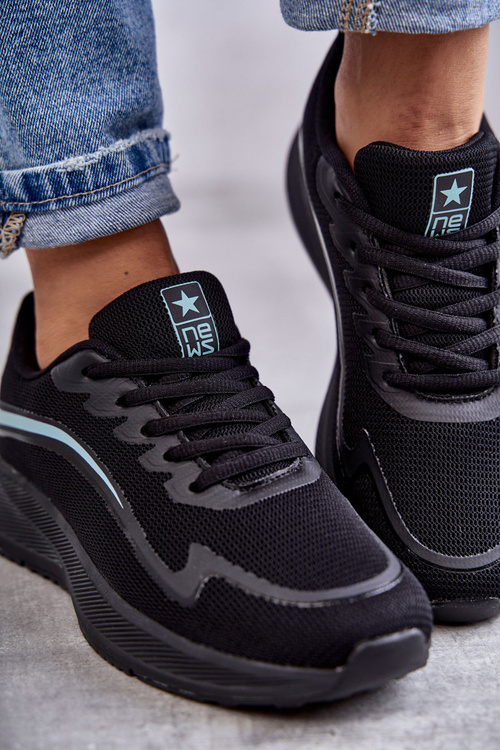 Жіноче модне спортивне взуття Кросівки Black Ida