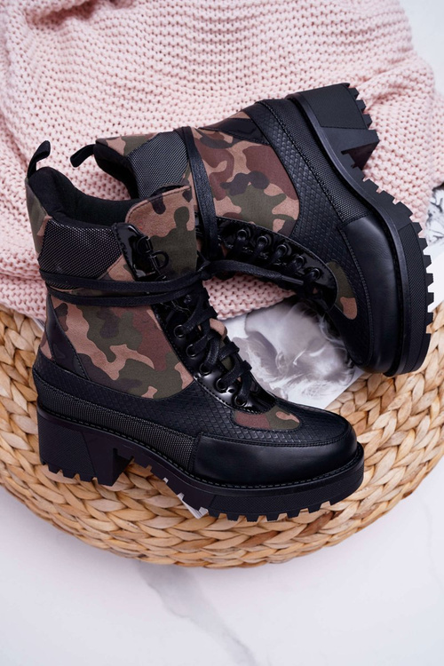 Чоботи жіночі високі чорні Moro Trappers Nemtere