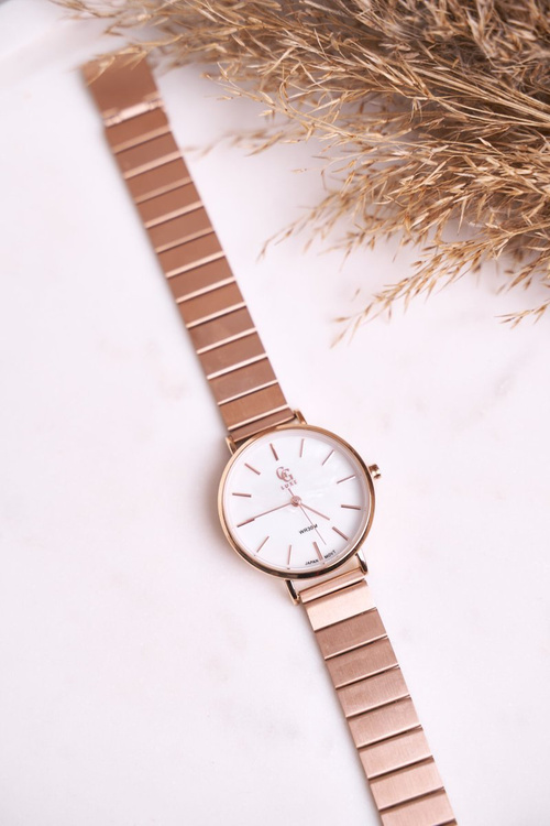 Жіночий годинник GG Luxe Rose Gold Pearly Dial