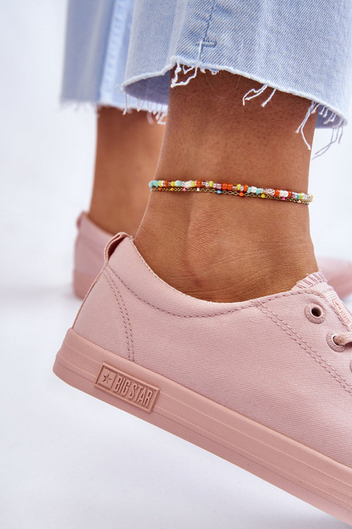 Жіночі низькі кросівки Big Star LL274059 Рожеві