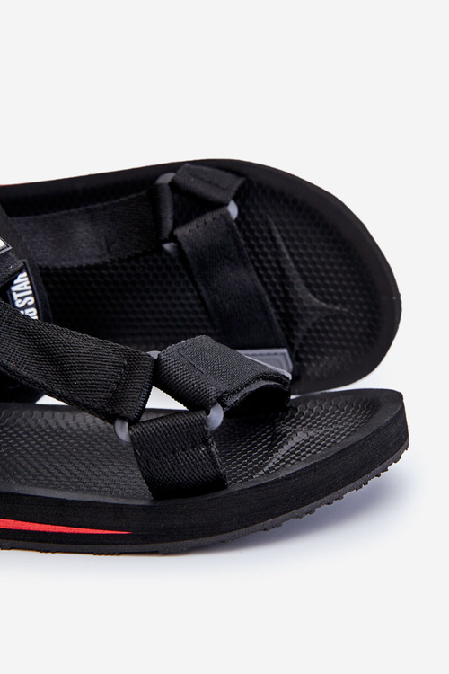 Чоловічі босоніжки на липучці Big Star DD174717 Чорні