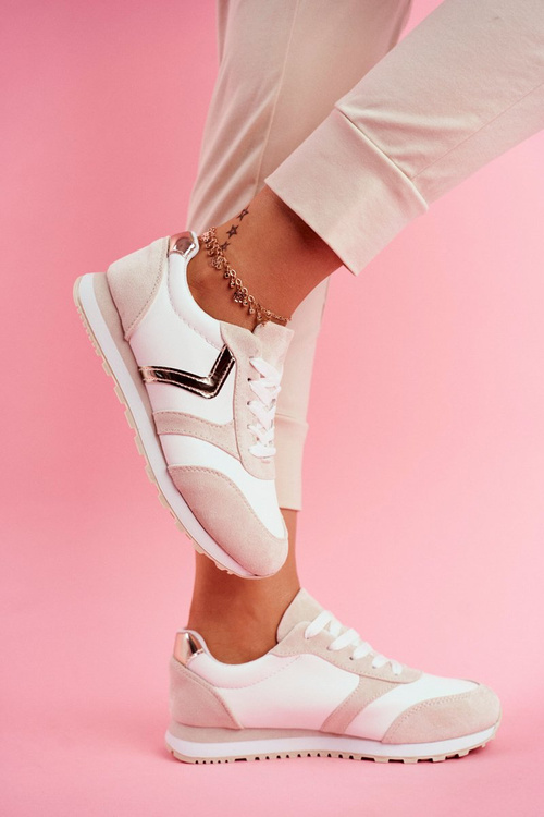 Жіноче спортивне взуття White Beige Roulette