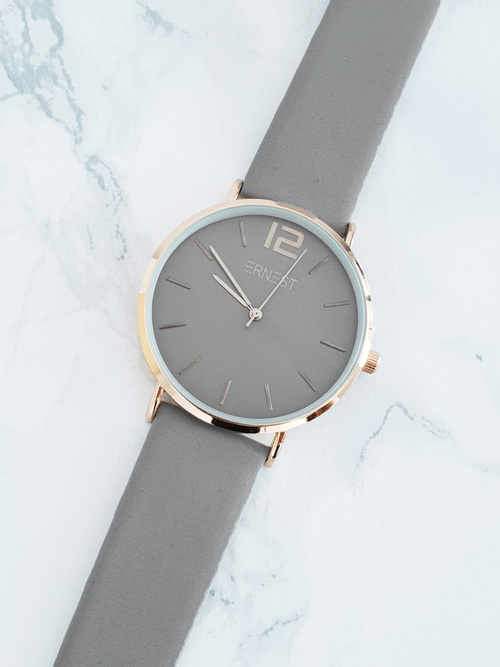 Жіночий годинник Ernest Claire Grey Gold Envelope