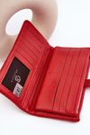 Жіночий просторий червоний гаманець Aenima
