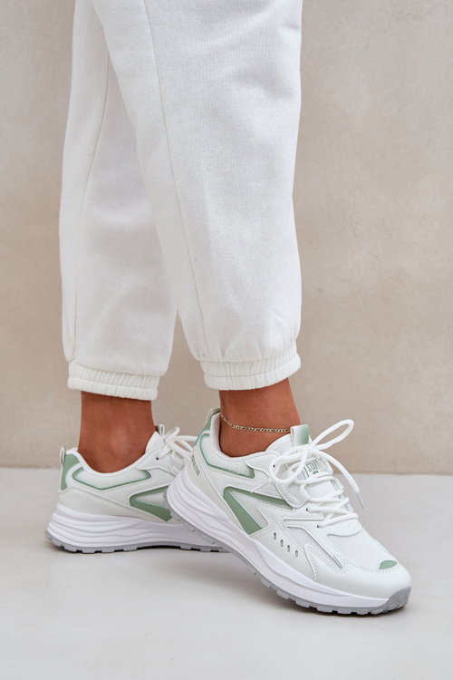Жіноче Спортивне Взуття Big Star NN274A095 HI-POLY SYSTEM Біло-Зелене