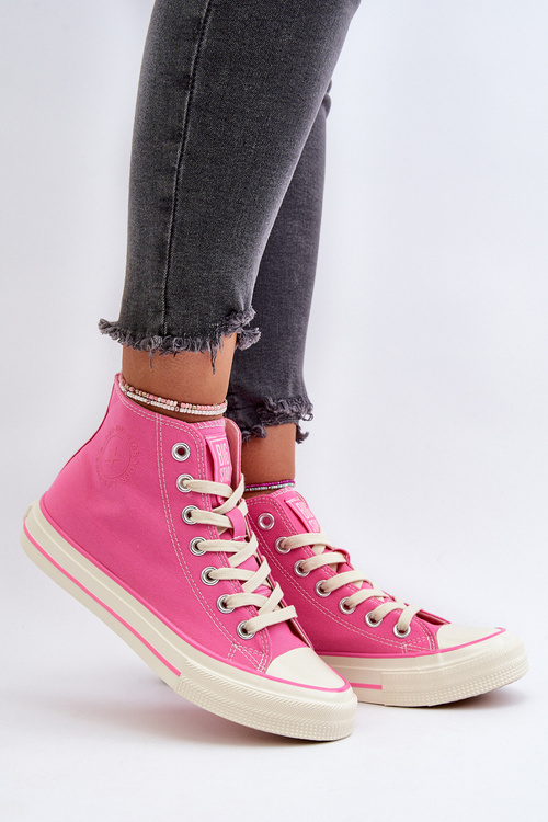 Жіночі високі кросівки Big Star NN274282 Pink