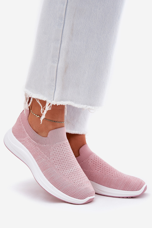 Сліп-он Текстильне Спортивне Взуття Для Жінок Чорні Minstina