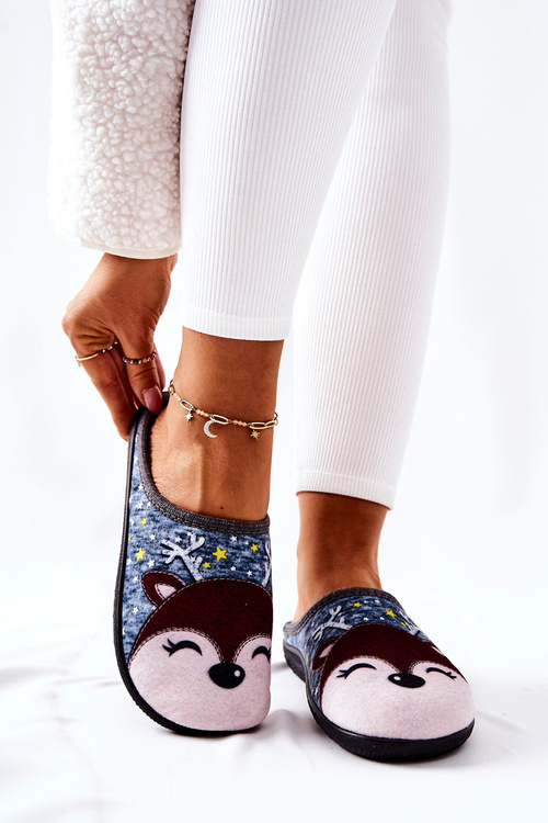 Утеплюючі тапочки Reindeer Blue Taffy