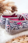 В'єтнамки Ballerinas Befado Cats 116X297 Grey
