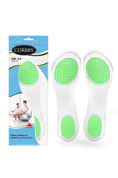 Жіночі профілактичні гелеві устілки Corbby GEL 3/4