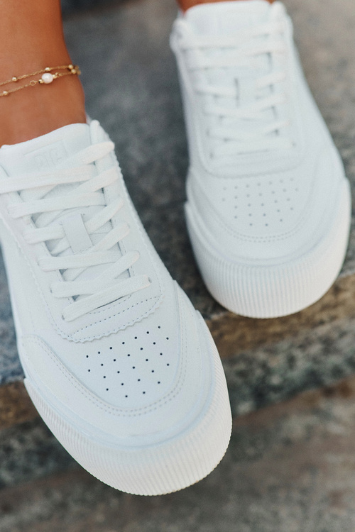 Низькі кросівки з еко-шкіри Big Star RR274303 Білі