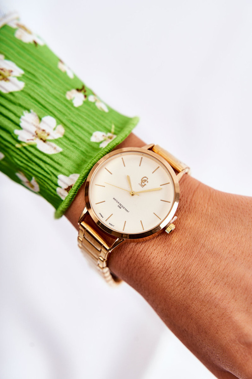 Жіночий годинник GG Luxe Gold Pearly Dial