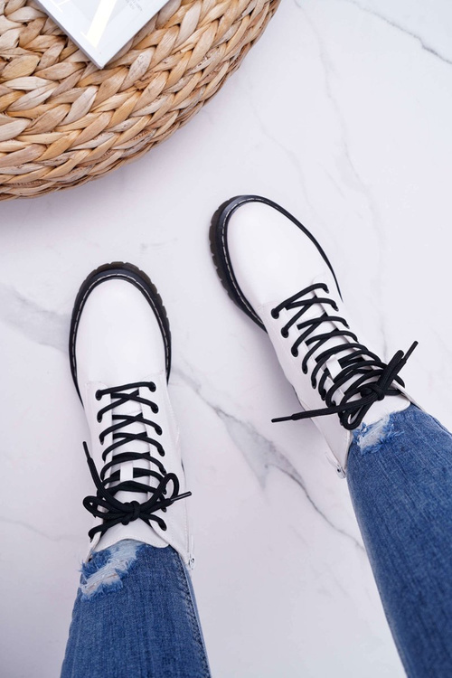 Чоботи жіночі Glans Workers White Barski 56-5