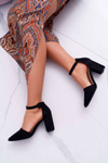 Жіночі туфлі на шпильці Black Elegante
