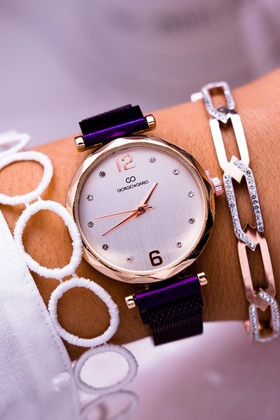 Жіночий годинник Giorgio & Dario Purple Sinara