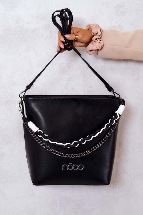Класична шкіряна сумочка Nobo M1280-C020 Black