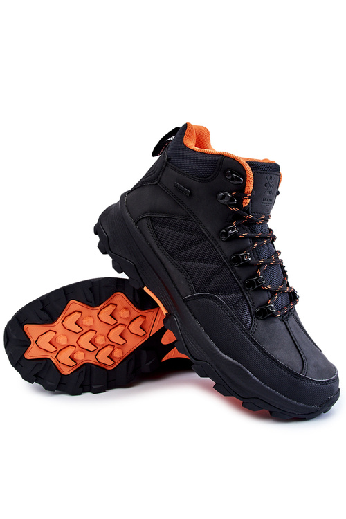 Чоловічі теплі трекінгові кросівки Cross Jeans KK1R4018C чорні