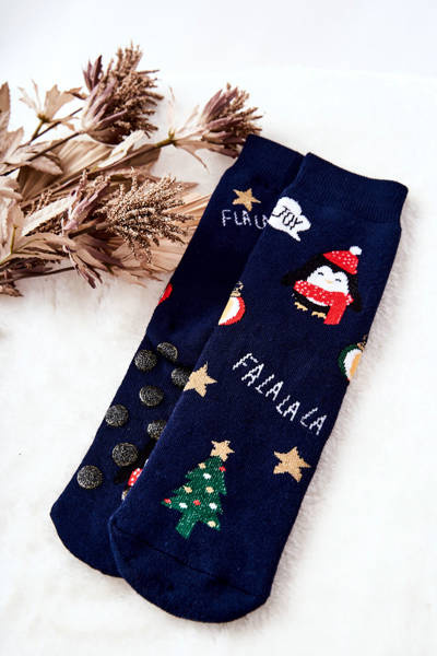 Шкарпетки Anti-slip Mix Christmas 2 Navy