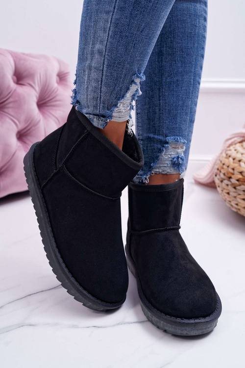 Жіночі чорні утеплені зимові черевики Borneo