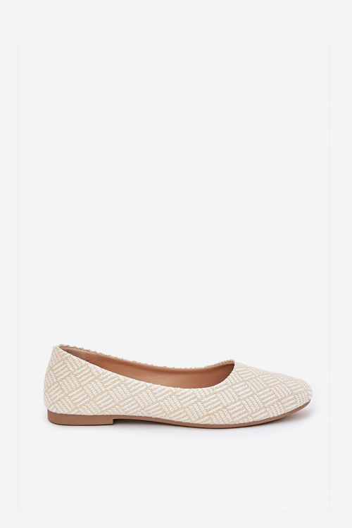 Жіночі Плоскі Балерини З Блискітками Золоті Tatorelis