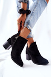Жіночі чоботи на високих підборах чорного кольору Meliori