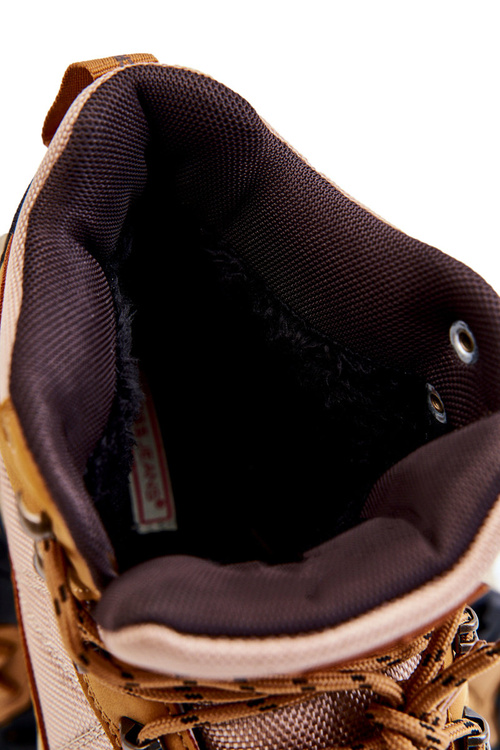 Чоловічі теплі трекінгові кросівки Cross Jeans KK1R4020C Camel