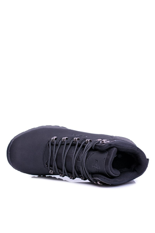 Чоловічі утеплені ботильйони трекінгові Чорні карліто