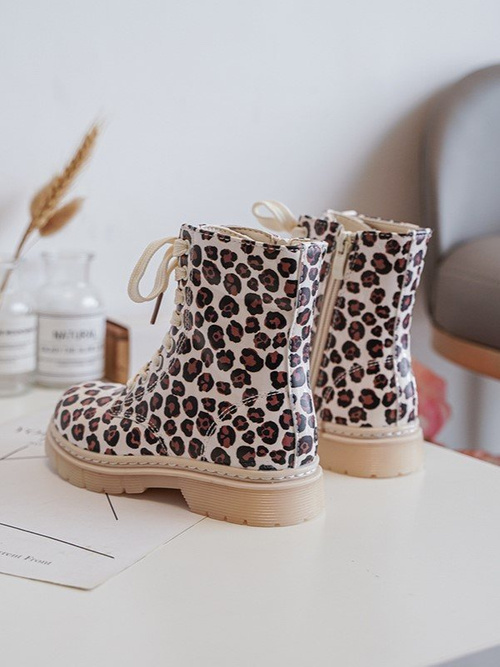 Чоботи дитячі утеплені на блискавці Доліда бежево-коричневі