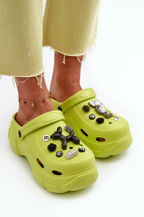 Жіночі легкі шльопанці з поролону на масивній підошві Lime Matirra