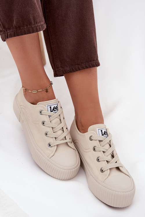 Жіночі кросівки на платформі LEE ISLA C WOMEN LOW 50253001.35E Бежеві
