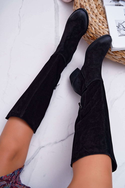 Жіночі черевики Laura Messi 2071 Leather Suede Black This Love