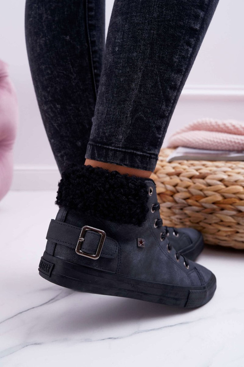 Кросівки жіночі Big Star High Warmed Black EE274080