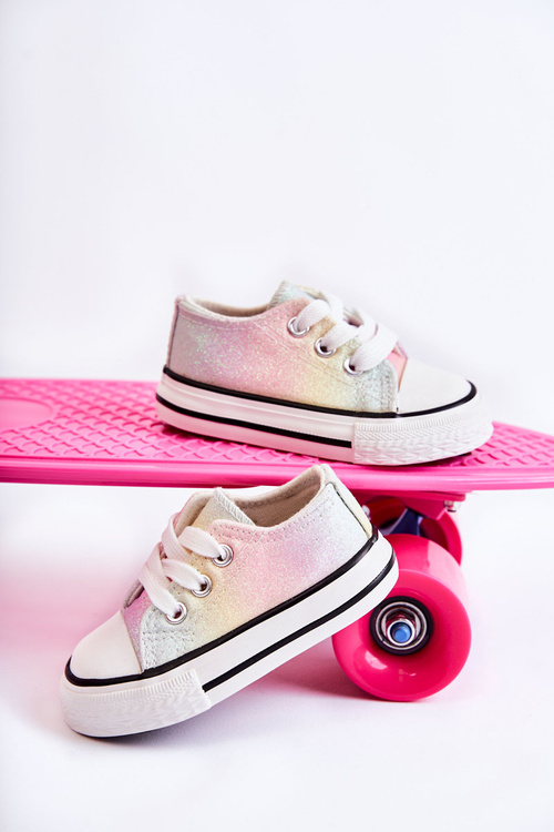 Дитячі кросівки на зав'язці різнокольорові Effy