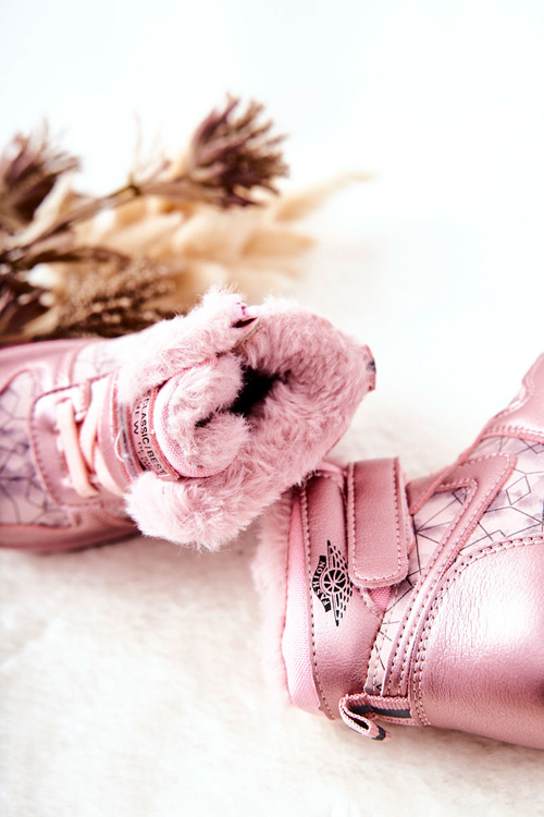 Дитячі зимові черевики розминка Shirinell рожеві