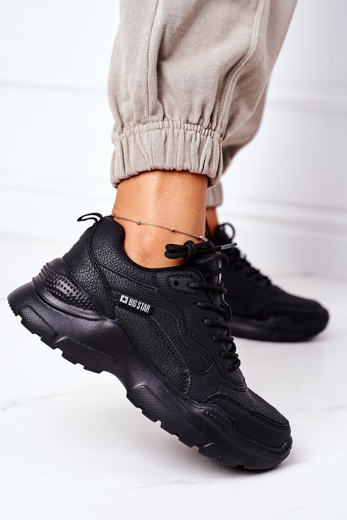 Жіноче спортивне взуття Кросівки Big Star EE274462 Чорні