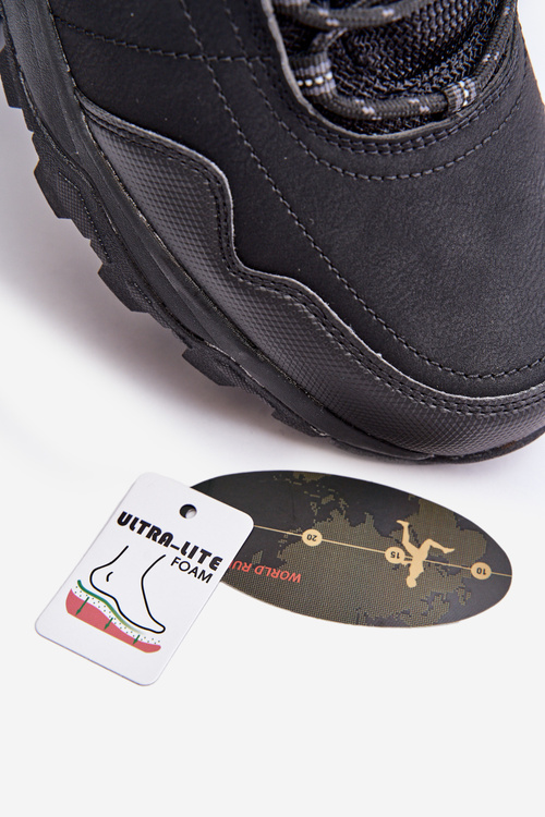 Тепле легке чоловіче туристичне взуття McBraun Black