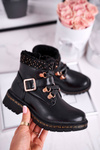 Чоботи дитячі теплі чорні Ритм