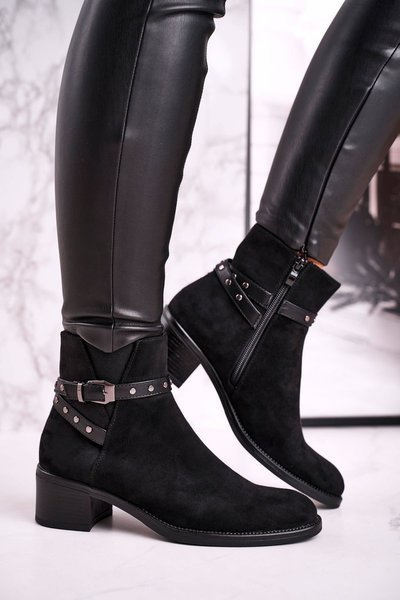 Жіночі черевики Sergio Leone Suede Black BT615