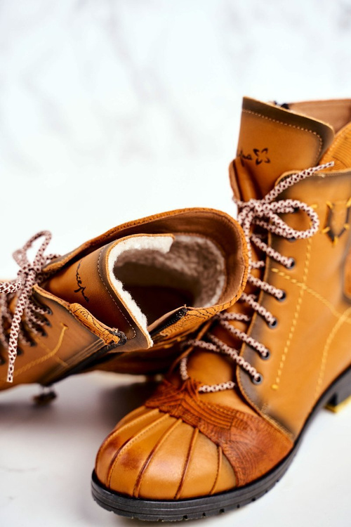 Чоботи жіночі Maciejka Warm Leather Yellow 03961-07