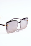 Жіночі сонцезахисні окуляри з декором SX0007 Black-Grey