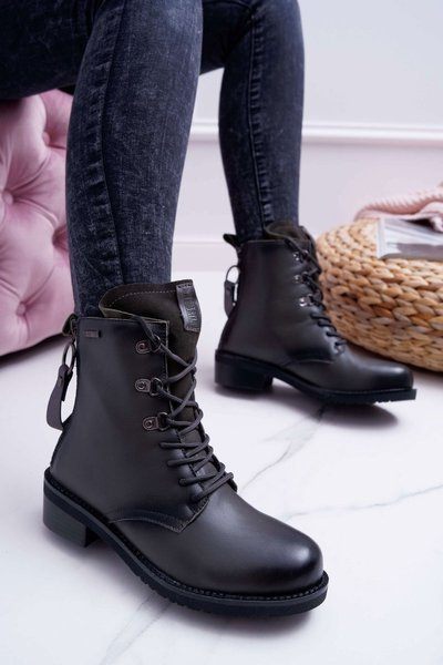 Жіночі робочі черевики Big Star Leather Grey EE274507