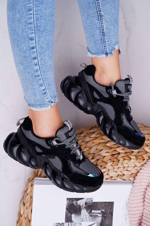 Жіноче спортивне взуття Big Star by Daniel Lopez Black Grey FF274A553