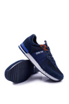 Спортивне чоловіче взуття Big Star Suede Leather Navy Blue DD174321