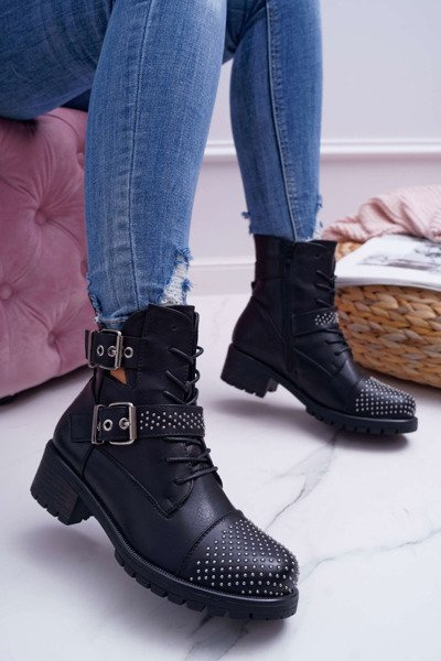 Жіночі робочі черевики чорні Aveley