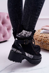 Жіночі високі чоботи Snake Trappers Black Nemtere