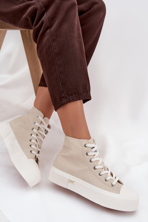 Жіночі кросівки На платформі LEE 50253002.35E ISLA WOMEN MID Бежеві