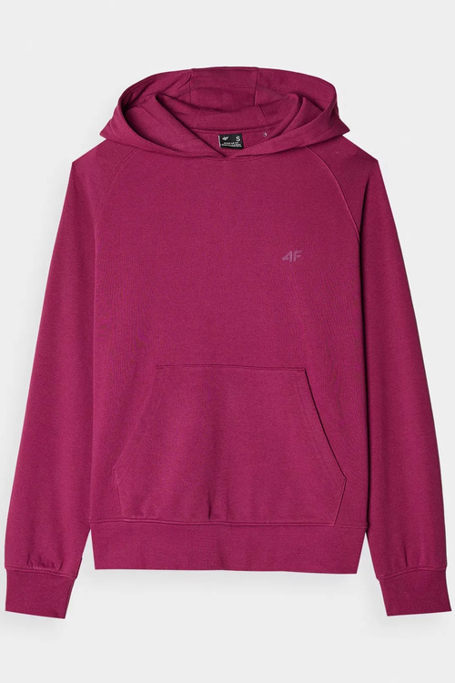 Жіноча толстовка без блискавки фіолетова 4F 4FWMM00TSWSF1468-51S