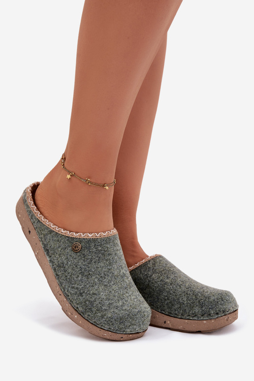 Домашнє взуття Жіночі тапочки Inblu ED000031 Зелений