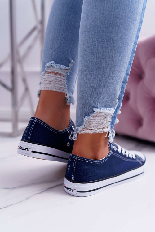 Жіночі низькі кросівки Smith's Navy Blue