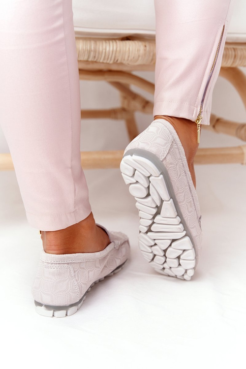 Жіночі шкіряні лофери RIO FLORE Eco-Friendly Beige